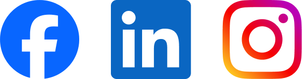Facebook, LinkedIn, Instagram