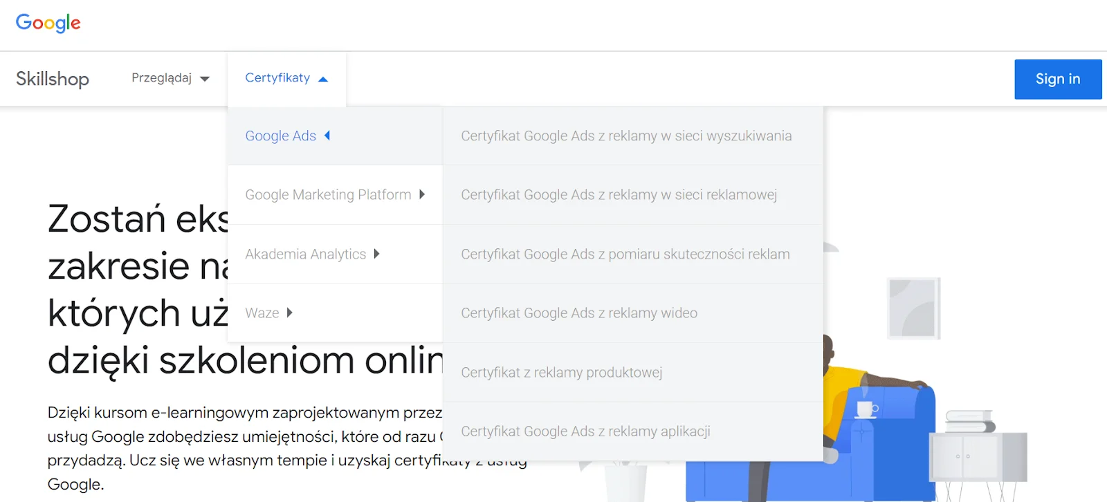 Jak zdobyć certyfikat Google Ads