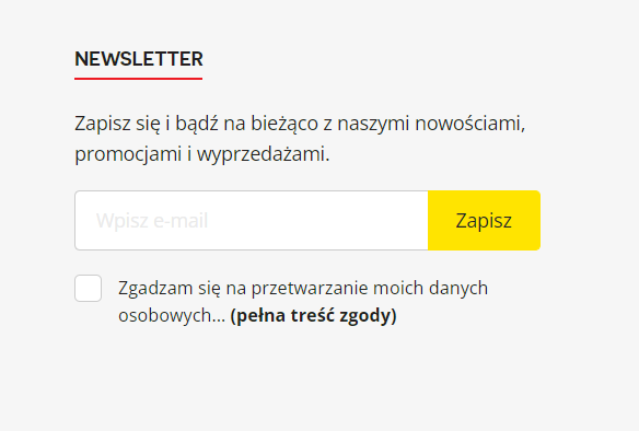 speckable.pl – zapis do newslettera