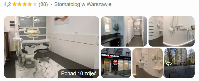 Zdjęcia w wizytówce Google