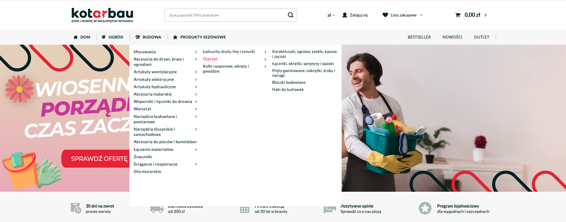 Poprzednia wersja menu