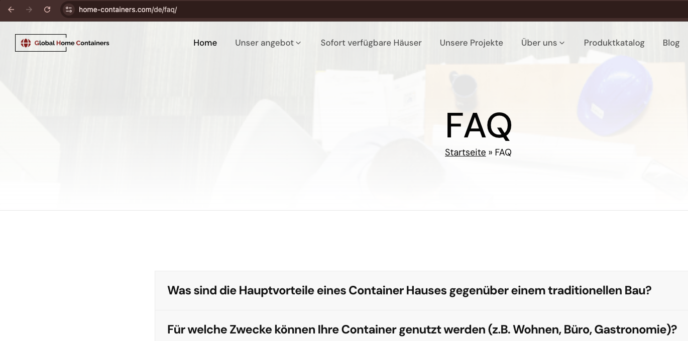 home-containers - faq